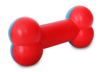 Pet Life Bone Shaped Durable Chew And Fetch Teether Dog Toy-R