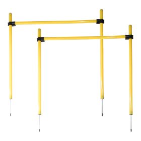 Pet Life Jumping Hurdle Collapsible Agility Dog Trainer Kit-A