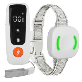 Electric Remote Training Collar IP67 Waterproof Rechargeable Dog Training System Light Beep Vibration Shock 2624FT Range Fit for All Dogs 10-150LBS