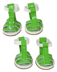 Buckle-Supportive Pvc Waterproof Pet sandals Shoes - Set Of 4