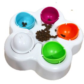 Dog Treat Dispenser Puzzle Feeder Pets Interactive Iq Toy Feeding Game Non-Slip Puppy Slow Feeder Pet Leakage Toy