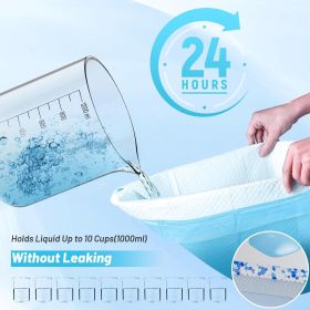 Puppy Pee Pads 31"x47" 40 Count Extra Large Leak-Proof & Super Absorbent Thicken Disposable Potty Pads Training Pads (40PCS)