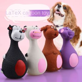 Latex sound toys for dogs; cartoon dog toy for elephants & cows; pet toy