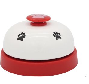 Pet Training Bell Clicker with Non Skid Base Pet Potty Training Clock Communiion Tool  Interactive Device