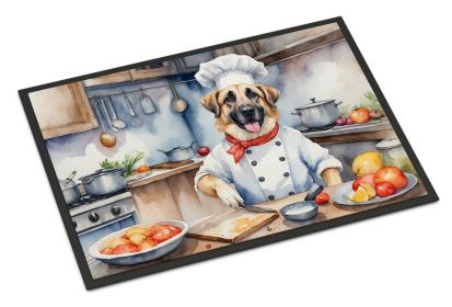 Anatolian Shepherd The Chef Doormat Front Door Mat Indoor Outdoor Rugs for Entryway, Non Slip Washable Low Pile, 24H X 36W -K
