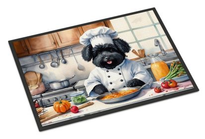 Puli The Chef Doormat Front Door Mat Indoor Outdoor Rugs for Entryway, Non Slip Washable Low Pile, 24H X 36W -C