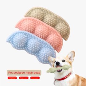 Dog Pea Nibbling Teeth Grinding Toy Eco-friendly TPR Pea Grinding Stick Puzzle Training dog toy-H