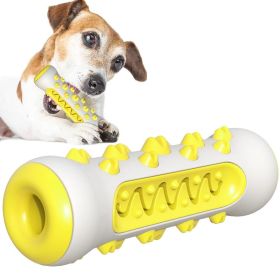 Dog Squeaky Toys for Aggressive Chewers Tough Toothbrush Chew Toy Nearly Indestructible Rubber Toys Teeth Cleaning Playing Chewing for M/L Breeds