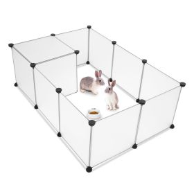Pet Playpen Portable Large Plastic Yard Fence Small Animals Puppy Kennel Crate Fence Tent RT