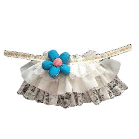 Retro Style Handmade  Collars Lace Collars Cute Flower Dog Necklace 8.2-11.2"