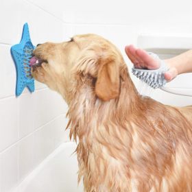 Pet supplies sea star pet suction cup licking pad pet dinner plate dog licking pad slow food bowl  food dog food bowl