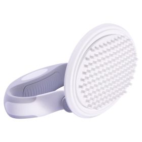 Pet Life 'Gyrater' Swivel Travel Silicone Massage Grooming  Brush