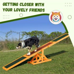 Wooden Dog Agility Seesaw-W