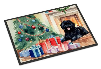 Puli Cozy Christmas Doormat Front Door Mat Indoor Outdoor Rugs for Entryway, Non Slip Washable Low Pile, 24H X 36W -B