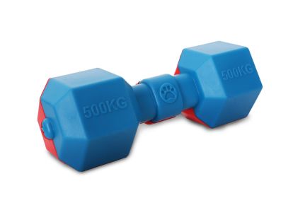 Pet Life Dumbbell Durable Water Floating Chew And Fetch Dog Toy-N