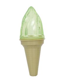 Pet Life Ice Cream Cone Cooling 'Lick And Gnaw' Water Fillable And Freezable Rubberized Dog Chew And Teether Toy-Y