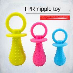 Pet dog TPR flavor bite resistant pet pacifier chew toy dog molar toy-P