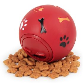 Food Dispensing Dog Toys; Pet Ball Toys; Rubber Slow Feeder Dog Puzzle Toys; Dog Treat Balls-P