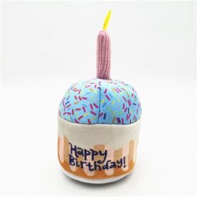 Dog plush toys; pets gnawing bones; sounding toys; teeth cleaning; fun birthday cakes; Toys; dog gifts