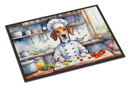 American Foxhound The Chef Doormat Front Door Mat Indoor Outdoor Rugs for Entryway, Non Slip Washable Low Pile, 24H X 36W -D