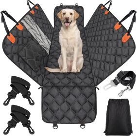 Gm car car pet pad waterproof car seat cover pet car pad special car artifact for dogs (Color: Black, size: 137X147)