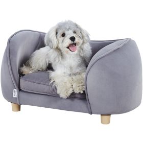VEVOR Pet Sofa Dog Couch for Small-Sized Dogs & s Dog Sofa Bed 66 lbs (Model: Small Size, Color: Gray)