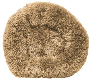 Pet Life 'Nestler' High-Grade Plush & Soft Rounded Dog Bed (Color: Khaki, size: medium)