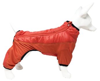 Pet Life 'Aura-Vent' Lightweight 4-Season Stretch & Quick-Dry Full Body Dog Jacket (Color: Red, size: X-Small)