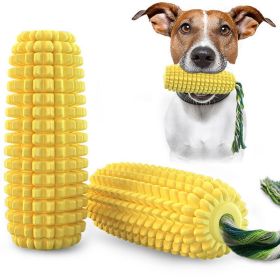 Pet Dog Toy Interactive Rubber Balls for Small Large Dogs Puppy  Chewing Toys Pet Tooth Cleaning Indestructible Dog Food Ball (Ships From: China, Color: yellow-Squeak1)