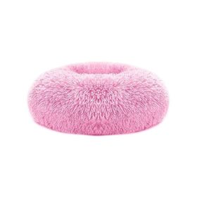 Soft Warm Puppy  Bed Dog Cozy Nest for S/M Dog (Color: Pink, size: O/S)