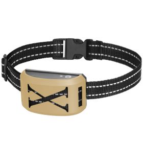 Wireless Electric Dog Fence Waterproof Pet Shock Boundary Containment System Electric Training Collar for S/M/L Dogs (type: ReceiverOnly, Color: gold)