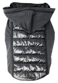 Pet Life 'Apex' Lightweight Hybrid 4-Season Stretch & Quick-Dry Dog Coat w/ Pop out Hood (Color: Black, size: small)