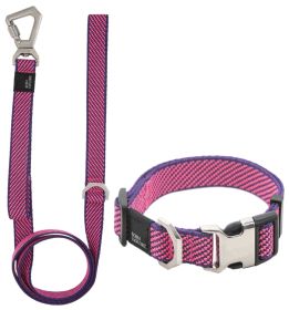 Pet Life 'Escapade' Outdoor Series 2-in-1 Convertible Dog Leash & Collar (Color: Pink, size: small)