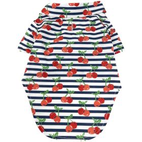 Cherry Stripe Hawaiian Camp Shirt (size: XX-Small)
